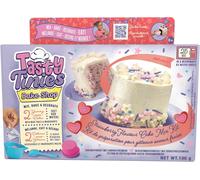 Tasty Tinies - Gâteau Fraise Kit Pâtisserie Créatif Pour Enfants Dès 6 Ans Kit Cuisine Avec 2 Préparations Pour Gâteaux + Glaçage Vanille + Déco Licorne + Accessoires - Cuisson[CHU10501496]