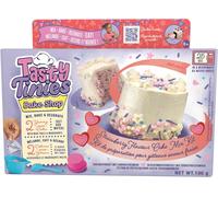 Tasty Tinies - Gâteau Fraise Kit Pâtisserie Créatif Pour Enfants Dès 6 Ans Kit Cuisine Avec 2 Préparations Pour Gâteaux + Glaçage Vanille + Déco Licorne + Accessoires - Cuisson[KIT6500441]