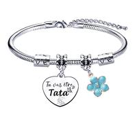 Tata Bracelet Cadeau Annonce grossesse Tata et Marraine Bracelet Veux tu etre ma Marraine Cadeau Marraine Anniversaire cadeau marraine original cadeau marraine demande cadeau marraine baptême (4)