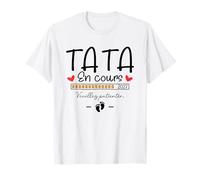 Tata en Cours 2027 Annonce Grossesse Future Tatie 1er Bébé T-Shirt