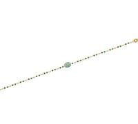 Tata Gisèle © Bracelet en Plaqué Or - Perles de Miyuki et Pierre Semi Précieuse - Sachet Cadeau Velours Offert (Aventurine)