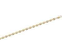 Tata Gisèle Bracelet pour Homme en Plaqué Or 18 carats - Chaine Maille Grain de Café - Sachet Cadeau Offert (21)