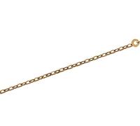Tata Gisèle © Chaine en Plaqué Or 18 carats - Maille Forçat Diamantée 2 mm (40)