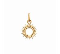 Tata Gisèle © Pendentif en Plaqué Or - Petit Soleil Ajouré - Sachet Cadeau Velours Offert