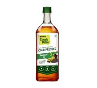 Tata Simply Better Huile de moutarde pressée à froid 100 % pure et non raffinée 1 l