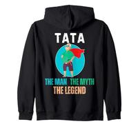 Tata The Man The Myth The Legend - Hispanic Grandpa Sweat à Capuche