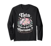 Tata Veux-Tu Être Ma Marraine Manche Longue