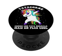 Tatacorne Humour Tata Licorne Cadeau Tante Fête des Mères PopSockets PopGrip Adhésif