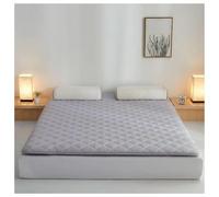 Tatami Matelas Pliable Tapis de Couchage Pliable au Sol pour méditation, Yoga, Enfants, invitéstente de Voyage, Voiture,Gris,135x200cm