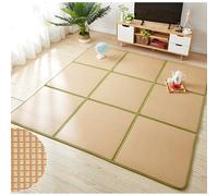 Tatami Traditionnel, Ensemble de Tapis en rotin Japonais Multicolore Plusieurs Tailles(H,60 * 120Cm(2 Pieces))