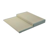 Tatami Traditionnel Japonais - 4 Plis, Matelas Futon Ferme Et Confortable, Herbe Verte Naturelle - Idéal Pour La Méditation, Le Yoga, La Salle Zen, Le Salon De Thé Japonais(Size:90x200x3.5cm)