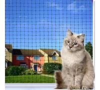 Tatamiyya Filet de Protection Chat, 16x3m Filet Chat Balcon Renforcé, Robuste, Résistant aux Morsures, Résistant au Vieillissement,pour balcons, terrasses et fenêtres (Noir)