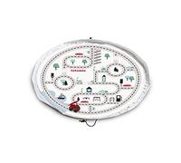 TATAMIZ- Tapis de Jeux et d'éveil pour Enfants, TTMZ600-140-CAR, Blanc/Noir