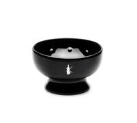 Tatara Bol à savon en porcelaine - Dimples intérieures pour les Lather - 100 % fabriqué au Portugal - Ergonomique (Dark)