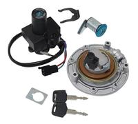 TATARENGS Interrupteur d'allumage Compatible avec Cbr250 Mc19 Mc22 1988-1994 pour Nsr250 Mc18 Mc21 Accessoires Moto Interrupteur Démarrage D'allumage Bouchon Réservoir Kit Verrouillage Clé
