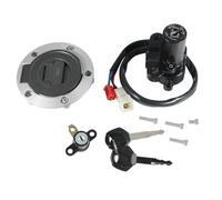 TATARENGS Interrupteur d'allumage Compatible avec Yamaha pour Fj13 Fj1300 2001-2016 pour YZF-R6 1999-2005 Accessoires Moto Interrupteur D'allumage Bouchon D'essence Bouchon Kit Verrouillage Clé