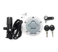 TATARENGS Interrupteur d'allumage Compatible avec Yamaha pour YZF-R3 2015 2016 2017 2018 Accessoires Moto Interrupteur Démarrage D'allumage Bouchon Réservoir Bouchon Verrouillage Clé Kit 1wdh250102