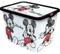 Tataway Boîte de rangement Mickey Mouse pour enfants, plastique sans BPA, lavable/ réutilisable avec couvercle.