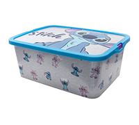 Tataway Boîte de rangement Stitch pour enfants, en plastique, sans BPA, lavable et réutilisable, avec couvercle