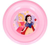 Bol Disney Princess en plastique rose pour fille résistant aux chocs accidentels et réutilisable