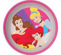 Tataway Bol Disney rose et blanc pour fille en plastique Princesses Cendrillon Ariel Belle avec base antidérapante