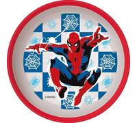 Tataway Bol Plastique Rouge Et Blanc Disney Spiderman Enfants Base Antidérapante Multicolore