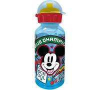 Tataway Bouteille d'eau Mickey 370 ml - Bouteille pour enfants avec fermeture anti-goutte sécurisée et bec facile à utiliser, fabriquée en plastique durable avec des graphismes Disney officiels
