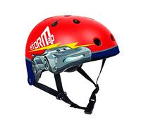 Tataway Casque de vélo pour Enfants Nut Disney Cars avec Trous de Ventilation, Anneaux de réglage et Sangles de Fixation. Taille 53-55 cm (4-8 Ans)