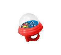 Tataway Cloche à air en Plastique Disney Mickey Mouse avec Capuchon en Plastique Souple pour vélo pour Enfants, Bleue et Rouge