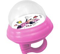 Tataway Cloche à air en Plastique Disney Minnie Mouse avec Capuchon en Plastique Souple pour vélo pour Enfants, Rose