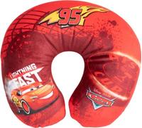 TataWay - Coussin de Voyage Cervical Enfant, Graphismes Disney Cars, Lavable Main, Rouge, 1 Unità, Polyester