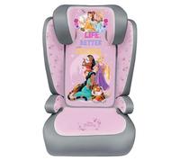 Tataway Disney Princesses i-Size R129, siège auto pour enfant de 15 à 36 kg (3,5 à 12 ans), 100-150 cm, groupe 2/3, s'installe avec une ceinture à 3 points, rose