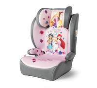 Tataway Disney Princesses i-Size, Rehausseur pour enfant 15-36 kg (3,5-12 ans), 100-150 cm, Siège auto Groupe 2/3, Ceinture 3 points, rose et gris