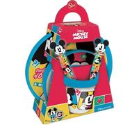 Tataway Ensemble De 5 Aliments Bébé Plastique Bleu Et Rouge Disney Mickey Mouse Assiettes Verres Couverts Multicolore