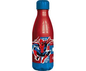 Tataway Flacon en plastique rouge Marvel Spider-Man Spider-Man 560 ml pour enfants avec bouchon à vis