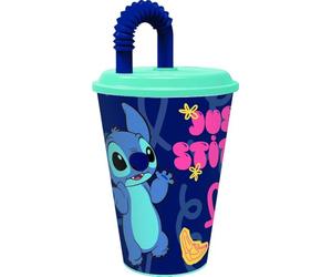 Tataway Gobelet 430 ml avec paille Stitch Palms : confortable, coloré et parfait à tout moment de la journée, avec un design tropical Disney apprécié des adultes et des enfants