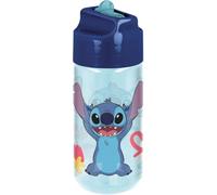 TATAWAY Gourde Ecozen 430 ml Stitch Disney pour enfants - Bouteille anti-goutte sans BPA avec fermeture hermétique et bec Flip - Idéal pour l'école, la maternelle, le sport et les voyages -