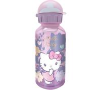 TataWay in viaggio si cresce Bouteille scolaire Hello Kitty 370 ml : compacte, colorée et sans danger pour les enfants, parfaite pour les sacs à dos et pour un usage quotidien