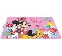 Disney Set de Table Individuel coloré en Plastique Minnie Mouse Mickey Mouse