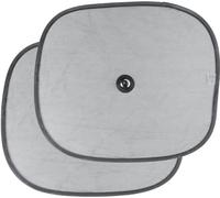 Tataway Paire de Rideaux latéraux de Voiture Black Magic 44 x 36 cm, universels, à Ventouse, Peu encombrants, en Toile et Polyester, Protection Solaire pour Les passagers