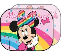 Tataway Paire de Stores latéraux Minnie Rose pour Voiture 44 x 35 cm - Protection Solaire latérale avec graphismes Disney Officiels | Accessoire de Voiture pour Filles