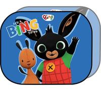 Tataway Paire de Stores latéraux pour Pare-Soleil de Voiture Bing 44x35 cm - Protection Solaire pour Enfants avec graphismes Bing et Flop sur Fond Bleu