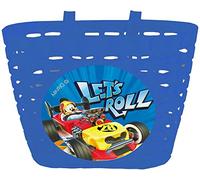 Disney 307808016 Panier à vélo Mickey Mouse pour Enfant, Plastique Bleu Unisex Adulto, 0, Taglia Unica
