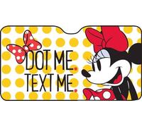 Tataway Pare-Soleil Avant Minnie 150x80 cm pour Voiture SUV - Protection Solaire Efficace avec graphismes Disney Officiels pour Filles, Durable et Facile à Utiliser
