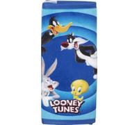 TataWay - Passe-ceinture Auto Enfant, Looney Tunes Daffy Duck Bugs Bunny Tweety Sylvester, Facile à Laver, Fermeture Velcro, Bleu Azur, Taille Unique, Plastique