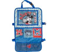 TataWay Organiseur de voiture Disney Mickey – Protecteur de siège, rangement, gris et bleu – Enfants