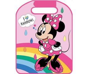 TataWay - Protecteur de Siège Voiture Universel, Graphismes Disney Minnie, Système de Montage Universel, Facile à Enlever et Lavable, Minnie, Polychlorure de Vinyle