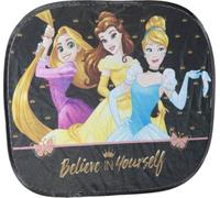 TataWay - Rideau Auto-Statique Disney Princesses, Pare Soleil Extra Dark, Fixation sans Ventouses, Étui de Rangement, Polyester, Princesses, Large, 44x35 cm