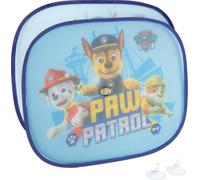 TataWay - Rideaux latéraux Paw Patrol, Protection UV pour Enfants, Fixation Ventouse Facile, Graphismes colorés de héros, Bleu, 21L x 18H cm, Coton