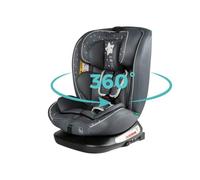 Tataway Siège Auto I-Size 40-150 Cm, Siège Auto Pour Enfant Pivotant à 360°, Avec Crochets Isofix, Groupe 0-1-2-3, Environ 0-12 Ans (0-36 Kg), Réglable En Hauteur, Inclinable